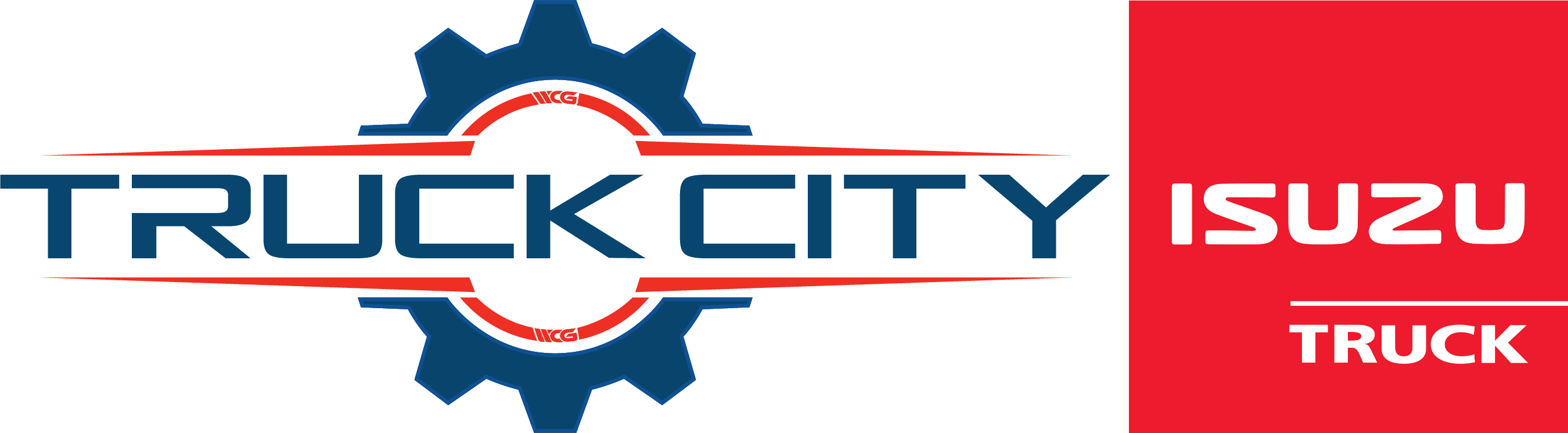 Truck City Service logo featuring bold text and gear icon, representing truck maintenance and repair services in Greeley, Colorado.