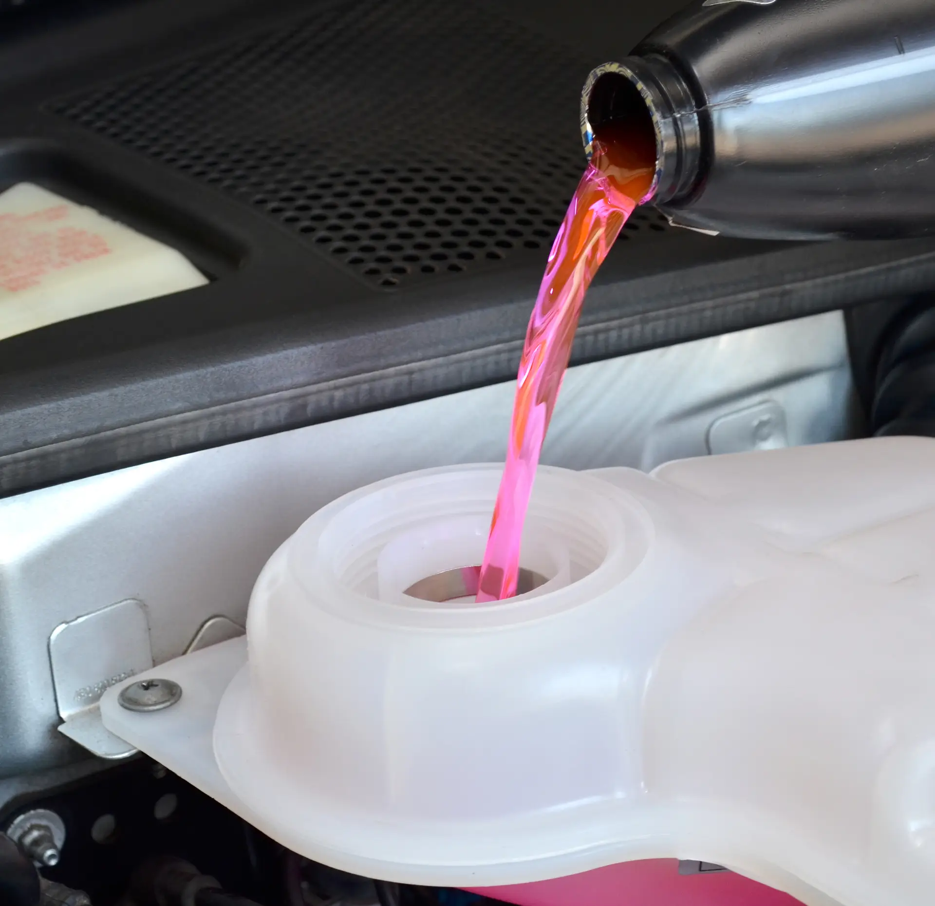 Truck City Service fluid exchange for a work truck in Greeley, Colorado