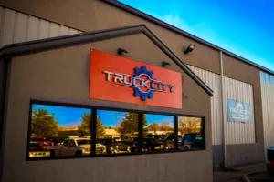 The front of Truck City Service in Greeley.